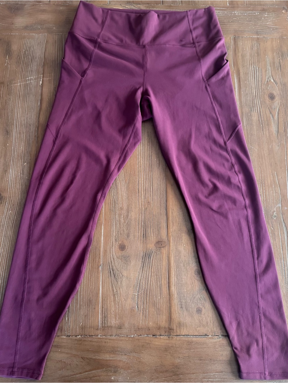 Fabletics High-Waisted Leggings in Plum